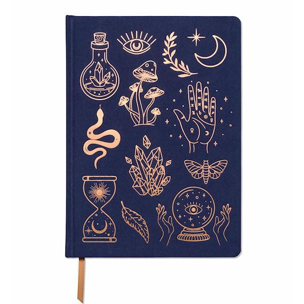Skrivebok Mystikk, Linjert, 200 sider, Designworks