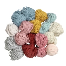 Garnset till vävram pasteller Micki