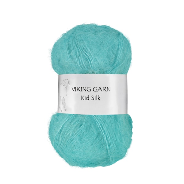 Kid/Silk Garn 25 g Aqua 328 Viking Garn