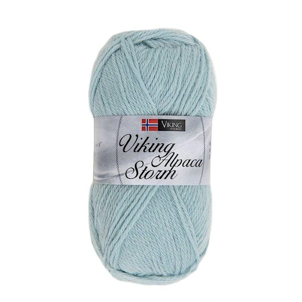 Viking of Norway Alpaca Storm 50 gr Lys petrol 528