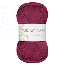 Bamboo Garn Bomullsmix 50 g Rödbrun 618 Viking Garn