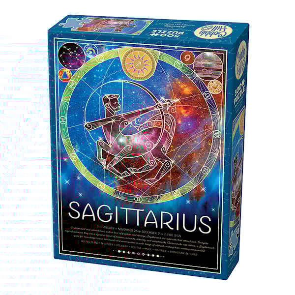 Puslespill Zodiac Sagittarius 500 brikker, Cobble Hill