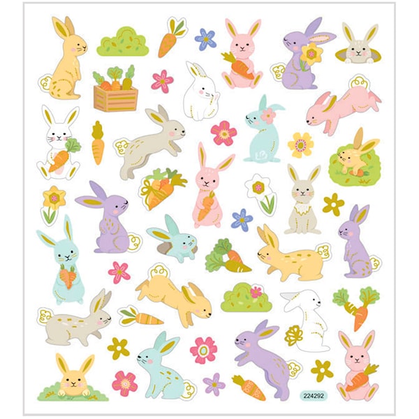 Klisterm&auml;rken Kaniner 1 ark Creativ Company