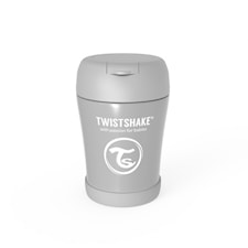 Twistshake Insulated Food Container 350ml Pastel Grey