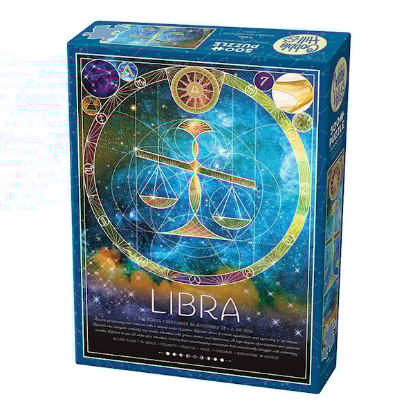 Puslespill Zodiac Libra 500 brikker, Cobble Hill