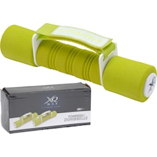 Hantlar med skumgummi 2 x1 kg Grön