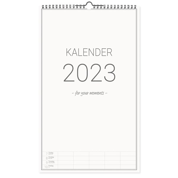 Väggkalender 2023 Clean Paperstyle