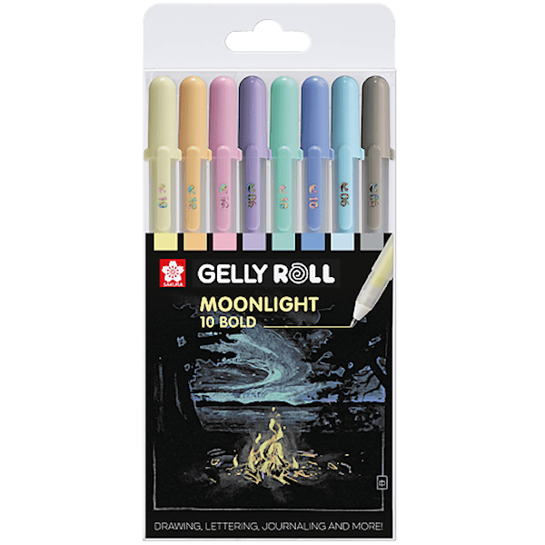 Sakura Gelly Roll Moonlight Pastell 8-set