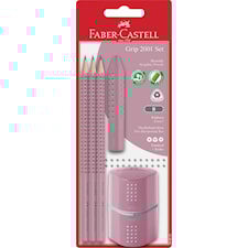 Skrivesett Grip 2001 Rose Shadows Faber-Castell
