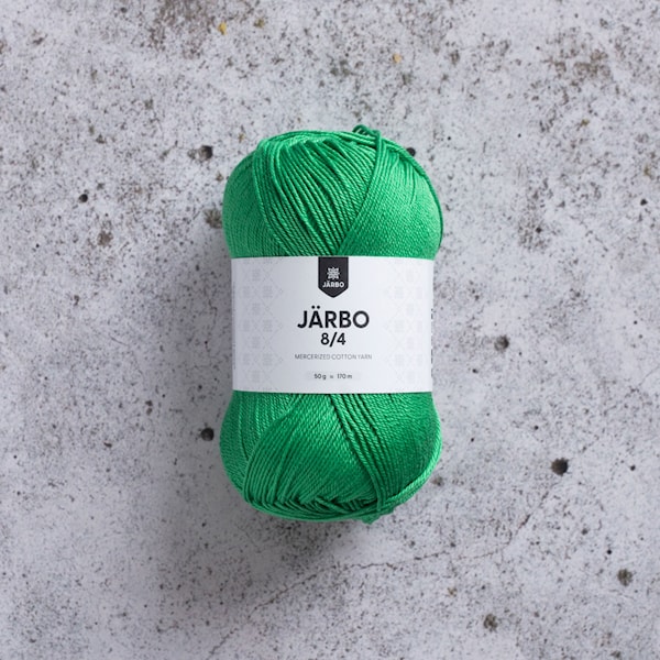 8/4 Garn Unicolor 32041 Sterk Grønn