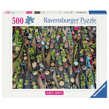 Floating Market Indonesia Pussel 500 Bitar, Ravensburger