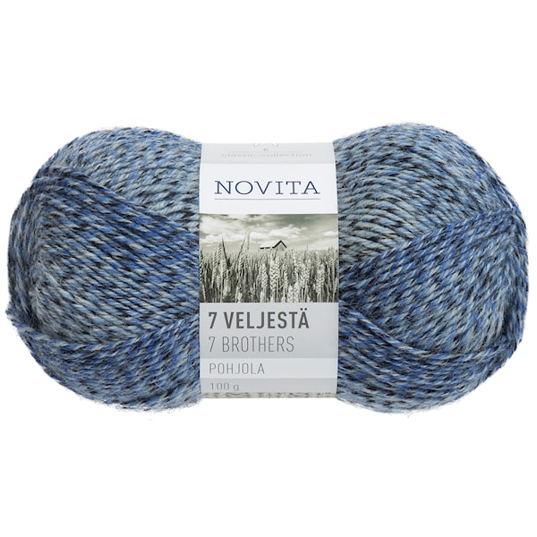 Novita 7 Pohjola Lanka Villasekoite 100 g, Ruka 881