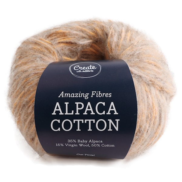 Adlibris Alpacka Bomull 50g Oat Twist A699