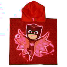 Badponcho, Pyjamashjältarna, Röd
