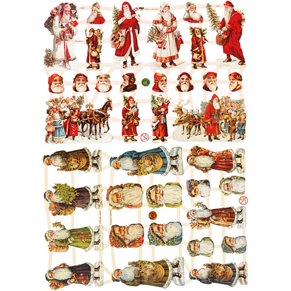 Kiiltokuvat, Joulupukit, 16,5x23,5 cm, 2 ark/ 1 pkk, online | Adlibris  verkkokauppa – Laaja valikoima ja edulliset hinnat