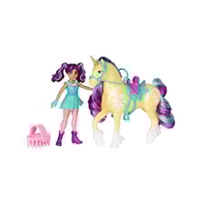 Ava & Leaf Docka med Häst 11 cm Unicorn Academy