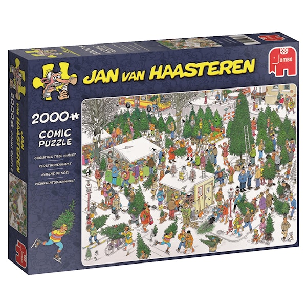 Jan van Haasteren, The Christmas tree market, Pussel 2000 bitar