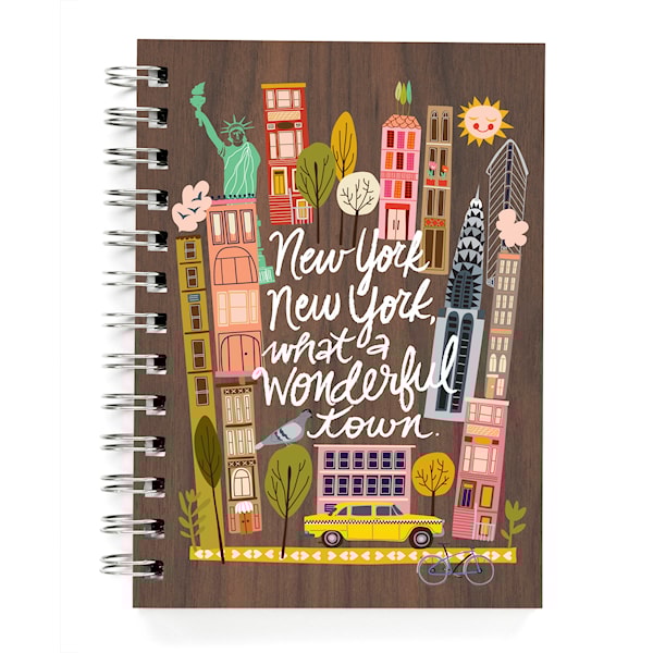 "New York, New York: What a wonderful town!" -muistikirja