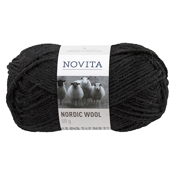 Novita Nordic Wool Garn Ullgarn 50 g, gran 397