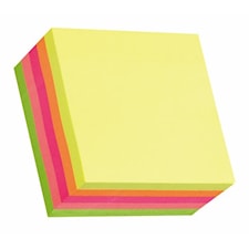 Notisblock Neon 76x76 mm Stick'n