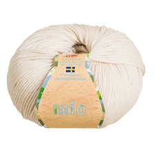 Mio Garn Merinoull 50g Blekt Sand (30221) Järbo