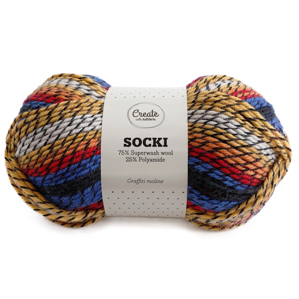 Adlibris Socki 100g Graffiti Moline B051