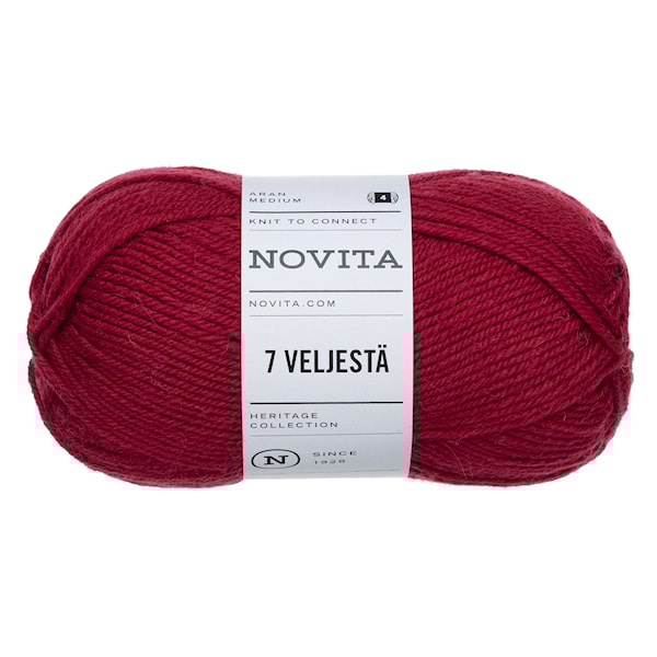 8 Brødre Garn Ullmiks 100 g Tyttebær 587 Novita