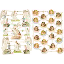 Bokmärken Änglar 16,5x23,5 cm 2 ark