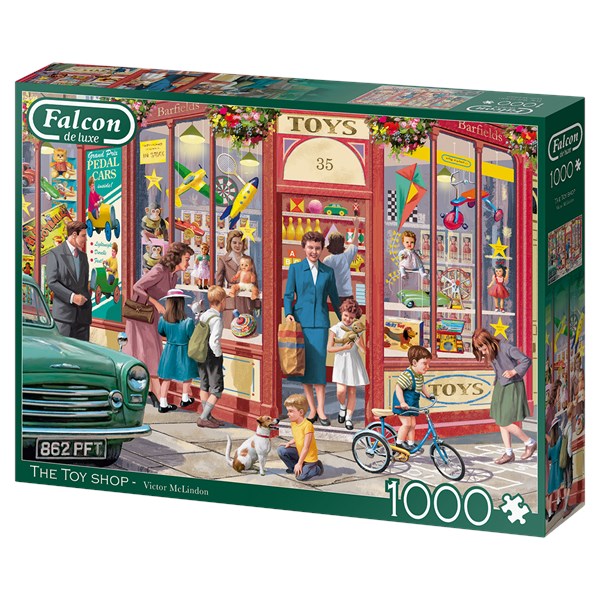 The Toy Shop, Pussel, 1000 bitar, Falcon