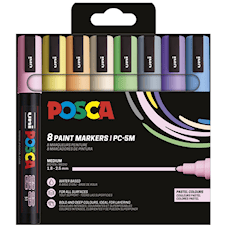 Posca Marker Set 8-p pastellivärit