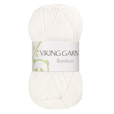 Bamboo 50 g valkoinen Viking Garn