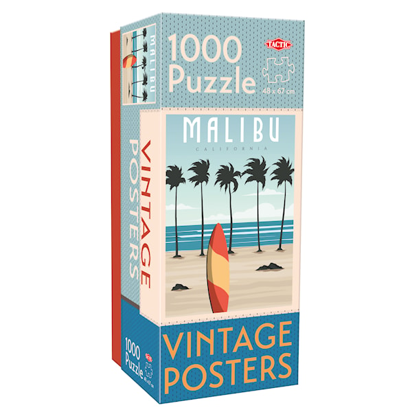 Pussel 1000 Bitar Vintage Malibu, Tactic