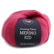 Adlibris, Merino Kid, 50 g, Raspberry Pink A497