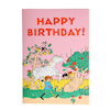 Syntymäpäiväkortti Hyvää syntymäpäivää 10x17 Peppi Pitkätossu