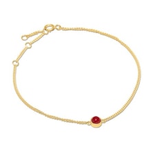 Louise Kragh Armband Fall Gold Scarlet Red