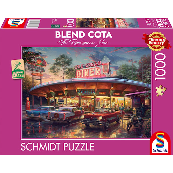 American Diner Pussel 1000 Bitar Schmidt