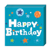 Happy Birthday Blå, Servetter, 20 st