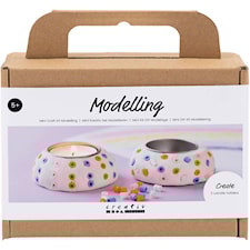 DIY Kit Modellera Ljusstakar värmeljus Creativ Company