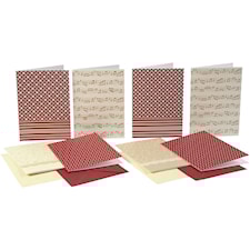 Brevkort med konvolutt, kort str. 10,5x15 cm, 220 g, 16 stk./ 1 pk.