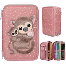 Kolmiosainen penaali Apinat Juicy TOPModel