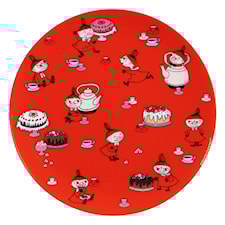 Muumi Pikkumy Lautanen Punainen Rätt Start