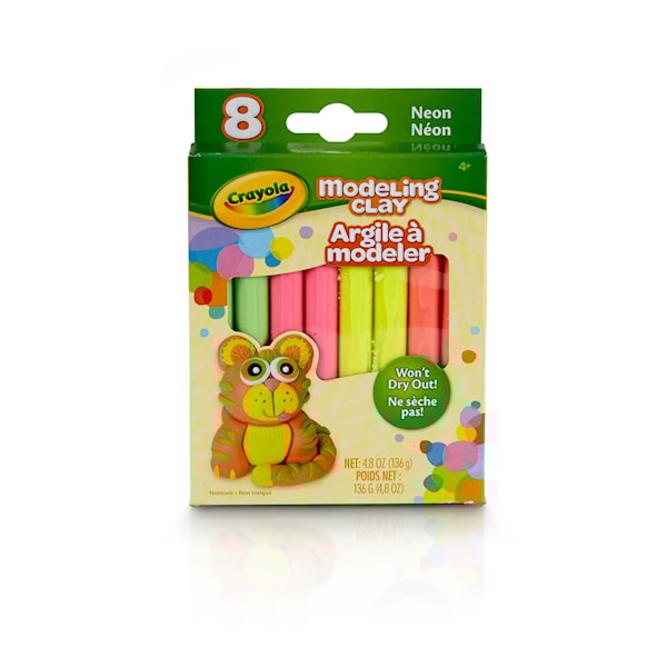 Modelleire, Crayola, Neon, 8-pack