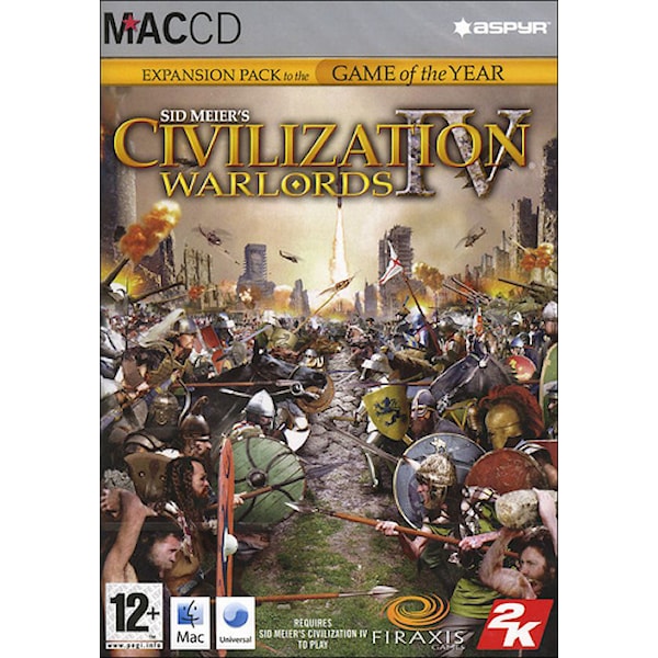 Civilization IV - Warlords (expansion) Wendros - pc & mac Civilization IV - Warlords (expansion) Wendros - pc & mac