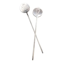 Iloleipuri Kaksticka 15 cm 2-pack Stål Grå