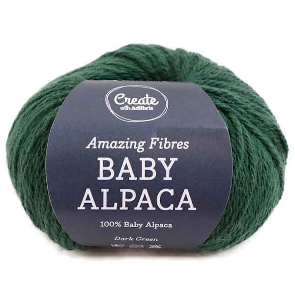 Adlibris Baby Alpaca 50g Dark Green A246