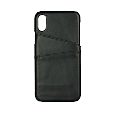 GEAR Mobilskal Onsala Skinn Svart med Kortfack iPhoneX