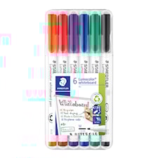 Lumocolor Whiteboardmarkere 1,0mm 6-pakning Staedtler
