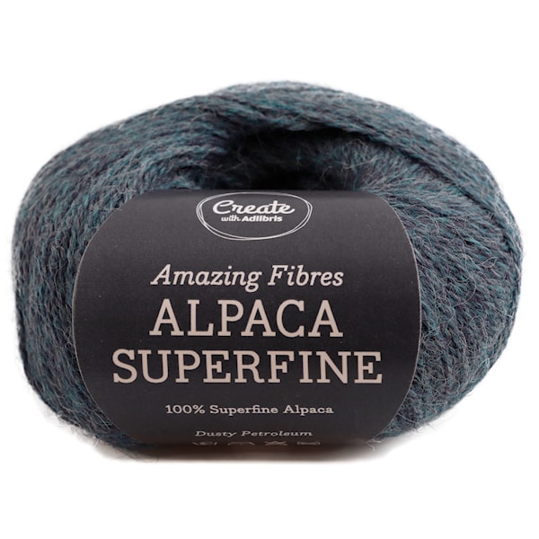 Adlibris Alpaca Superfine 50g Dusty Petroleum A217