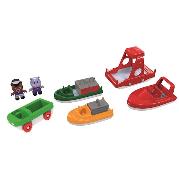 Båtset med två figurer, AquaPlay