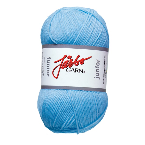 Junior Garn Akrylmix 50g Blå (67013)